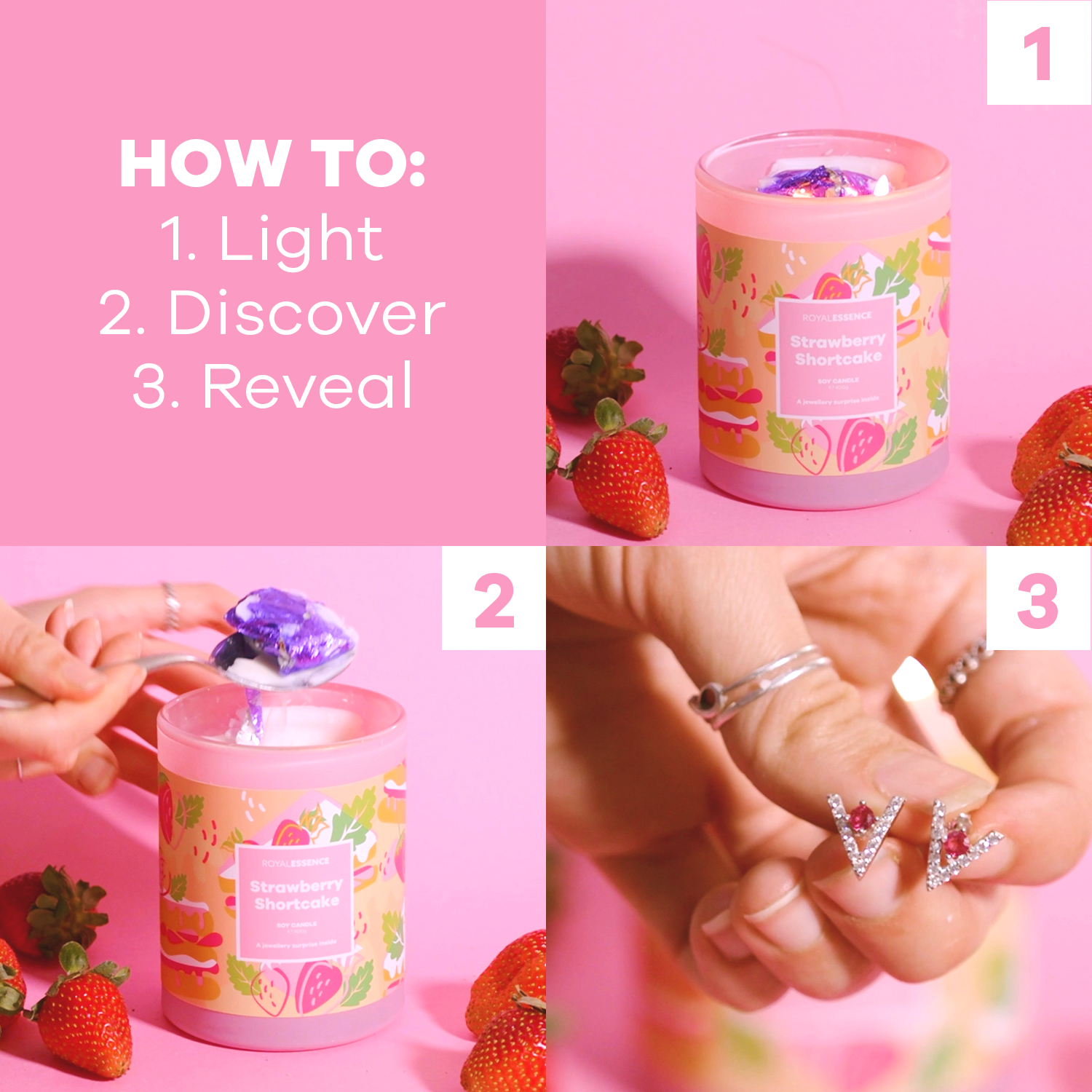 Strawberry Shortcake (Candle)