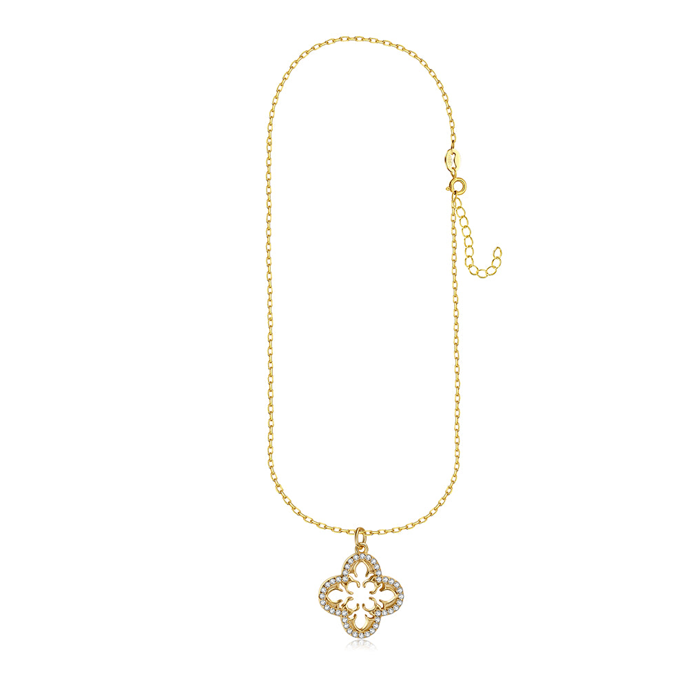 A Few Good Anti‐Heroes - Cubic Zirconia and Gold Vermeil Necklace |  Completedworks