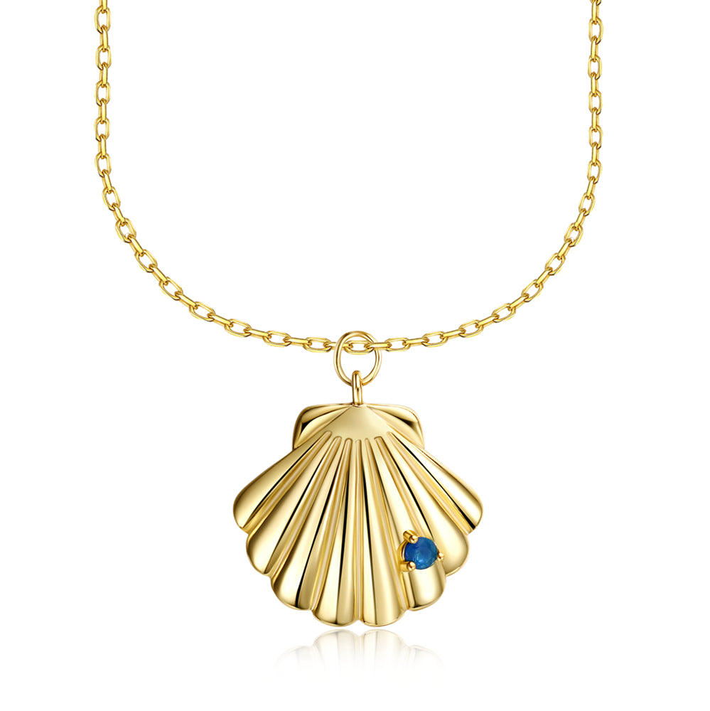 Gold Vermeil Necklace - SEASHELL