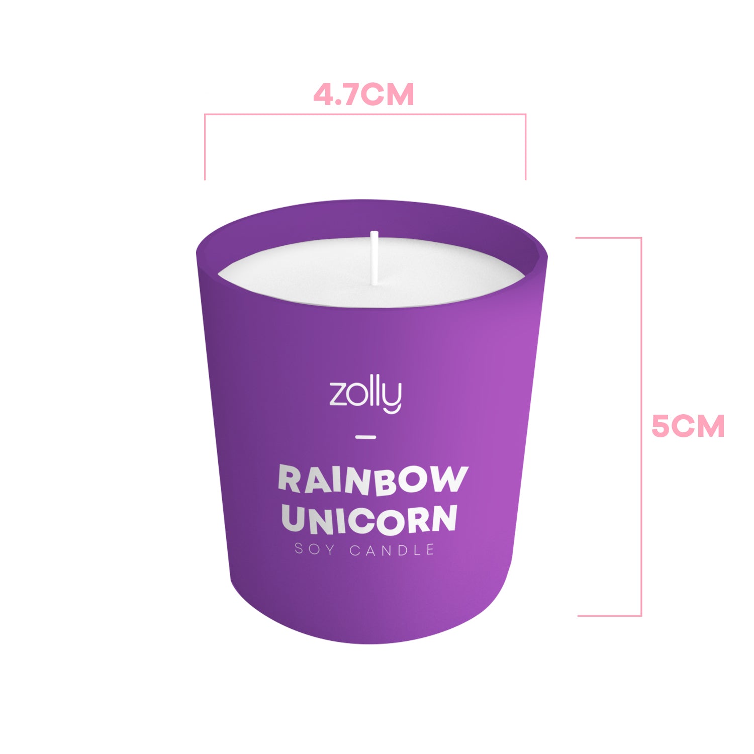 Rainbow Unicorn Mini Candle 40g